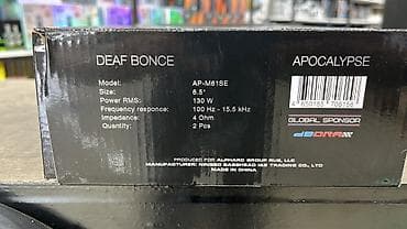 Avtoelektronika: Deaf Bonce Apocalypse AP-M61SE Sylvester – avtomobil üçün mid-range — 2