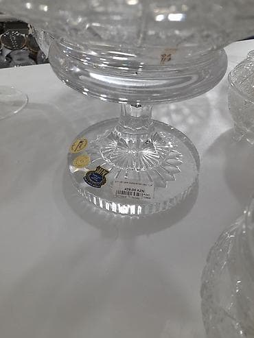 malax meyvə: Kristal ayaqlı meyvə qabı - Material: yüksək keyfiyyətli kəsimli — 2