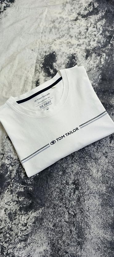 kis: Futbolka, Tom Tailor, 2XL, rəng - Ağ — 1