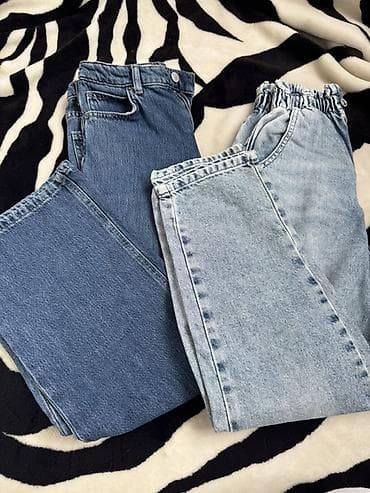 Uşaq qız üçün 2 ədəd cins şalvar dəsti - Marka/model: - Zara