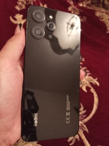 Mərmər effektli PVC panellər: Redmi Note 12, 128 GB, rəng - Qara, İki sim kartlı — 3