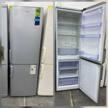 İşlənmiş 2 qapılı Beko Soyuducu Satılır, rəng - Gümüşü