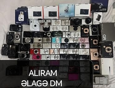 Rəqəmsal fotoaparatlar və instax/kosmetik qutulu aparatların alışı -