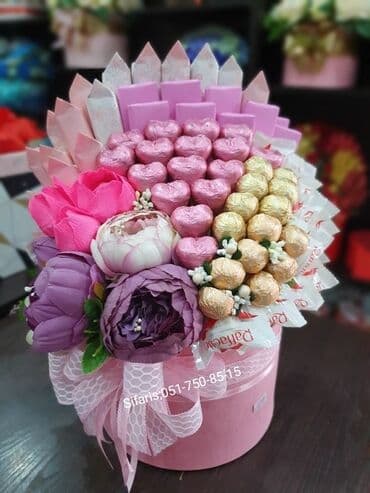 şokolad xonçası: Sokolad xoncalari sifarisle hazirlanir.Sifarisler en az 3-4 gun — 2