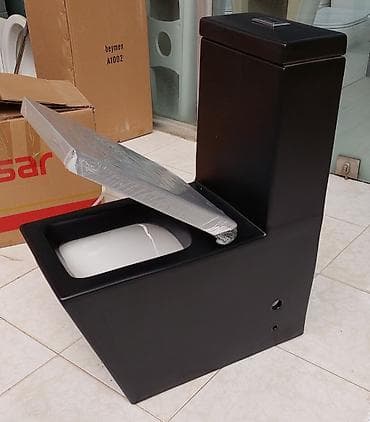 Unitaz. Unitazlar. Monoblok modellər. Rəngli və fərqli dizaynlı — 8