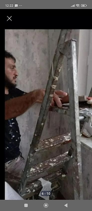 Aboy ustası malyar ustası emusiya şpoklyovka paduqa işləri gördürmek
