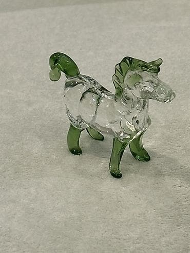 bronza fiqurlar: Fiqur, Şüşə, rəng - Yaşıl — 3