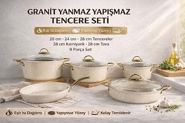 xarı bulbul: Tava, rəng - Qara, Qranit — 1