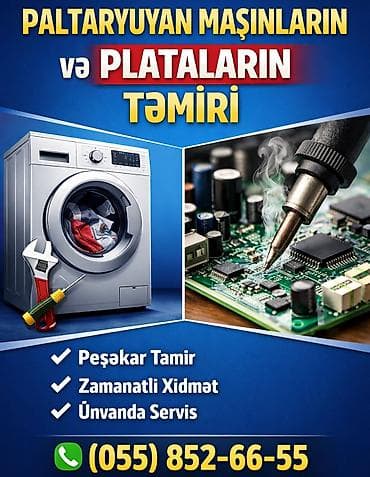 domax qapi: Paltaryuyan maşınların və plataların təmiri - Peşəkar təmir: mexaniki — 1
