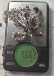 Очки: В комплекте: Колье, Серебро, 925 проба, 56 г — 6