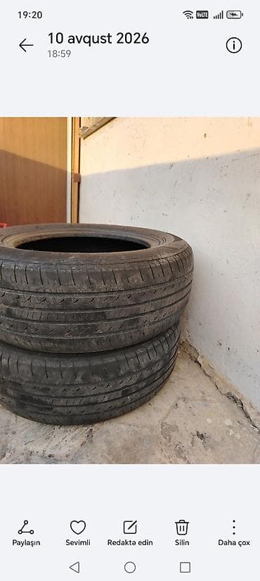 авто прадажа: ANNATE marka avtomobil şinləri,hardasa 1 ile yaxin sürmək olar ikisi — 3