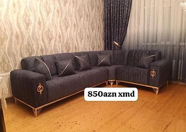 tap az stullar: Künc divan, Açılmayan, Bazasız, Vеlur parça — 1