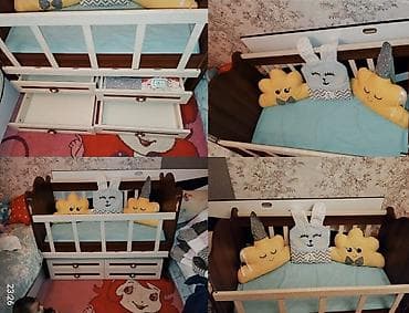 Охота и рыбалка: Tecılı Uşaq beşiyi – taxta, yelləncək mexanizmi və alt hissədə 4 — 2