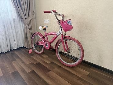 teker velosiped: Uşaq velosipedi – qızlar üçün, çəhrayı rəngdə - Təkər ölçüsü — 2