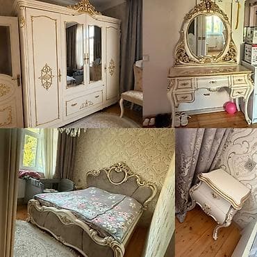 Yataq dəsti satılır 1200₼. (4000₼ alınıb). Matrası var.Ünvan