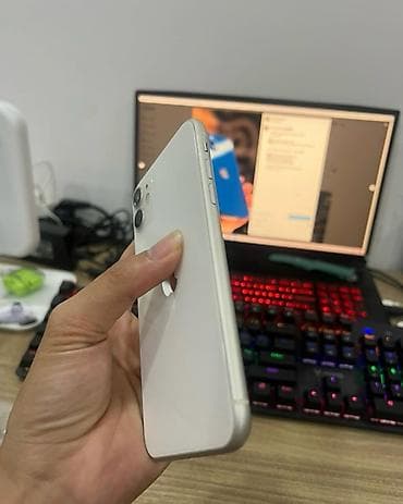 Адаптеры: IPhone 11, 128 ГБ, Белый, Гарантия, Кредит, Беспроводная зарядка — 2