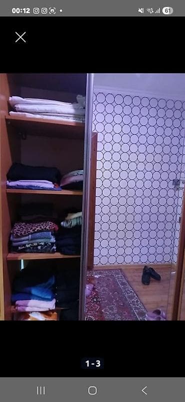 skafi: İşlənmiş, 3 qapılı, Güzgülü, Digər rəng, Taxta, Kupe, Düz dolab — 3