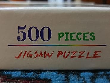 Məhsul: Jigsaw Puzzle dəsti Yapboz 1000pcs 20manat, 500pcs 12 manat — 6