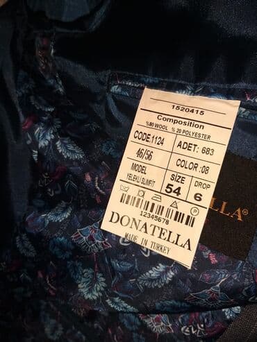 klassik geyim: Kostyum, Demisezon, rəng - Boz — 3