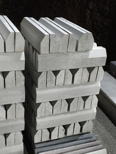 agcaqanad toru: Beton səki-bordür daşları - Material: yüksək möhkəmliyə malik — 1