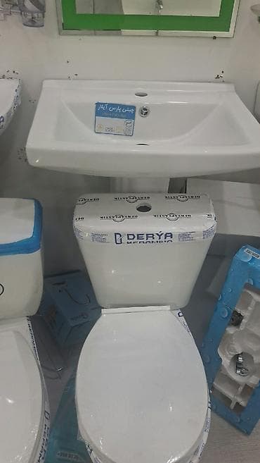 su cen: Hamam üçün keramika sanitar dəst - Dəst tərkibi: döşəmə tipli unitaz — 1