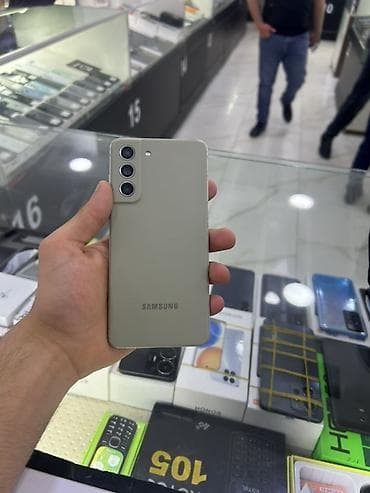 samsung watch: Samsung Galaxy S21 FE, rəng - Yaşıl, Simsiz şarj — 1