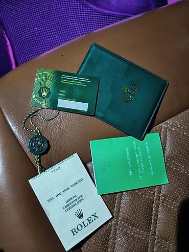 Rolex üslubunda qol saatı, qara metal korpus və metal bilərziklə — 1
