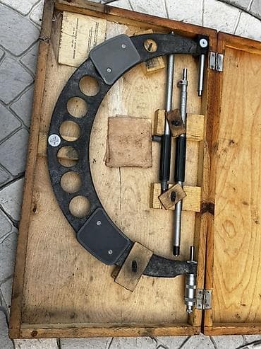 Ölçmə cihazları: Sənaye tipli böyük ölçülü mikrometr dəsti - Tətbiq sahəsi: metal — 1