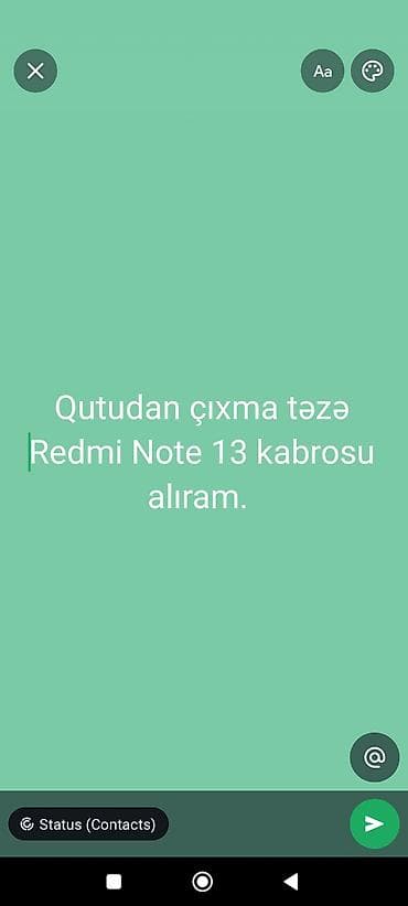 redmi 17: Redmi Note 13 4G modeli üçün zavadskoy qutudan çıxma təzə kabro — 1