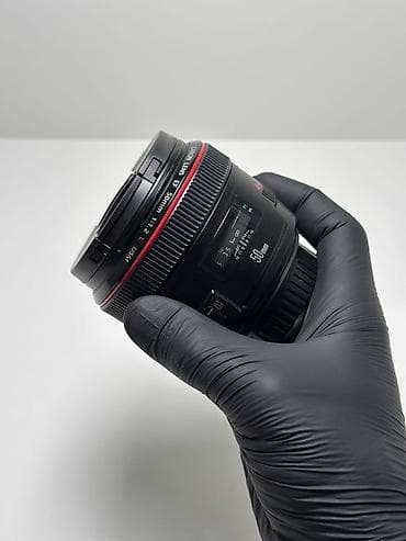 2 ci el notebook: Canon EF 50mm f/1.2L USM obyektiv İdeal vəziyyətdədir, heç bir — 5