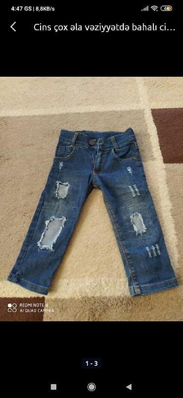 20 nomreli mekteb: Cins şalvar 10manat ter təmiz teze qalıbdı baha almışam uşaq çox az — 2