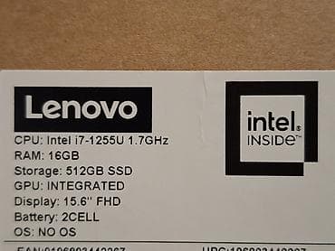 simsiz klaviatura: İşlənmiş Lenovo IdeaPad, 15.6 ", Intel Core i7, 512 GB, Ünvandan götürmə — 7