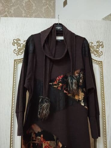 qara cins pencekler: Повседневное платье, Макси, 2XL — 4