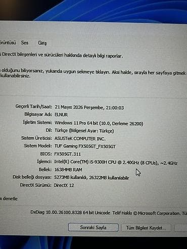 gaming: ASUS TUF Gaming, 15.6 ", Intel Core i5, 512 GB — 3