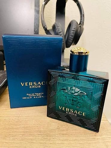 buxar etir: Versace Eros – kişi ətir suyu (Eau de Toilette) Həcmi: 100 ml / 3.4 — 1