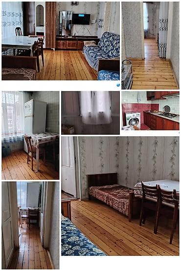Kirayə üçün 2 otaqlı mənzil. Plan və sahələr: - Geniş zal: divan
