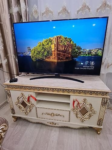 riyad mebel: Düz TV altlığı, Polkalı — 2