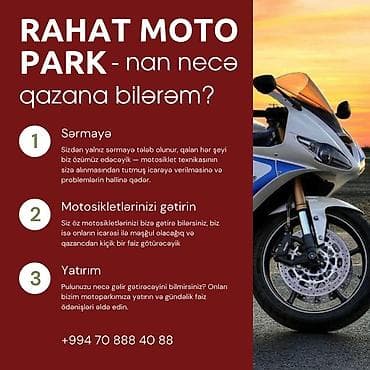 kiraye karavan: RAHAT MOTO PARK – motosikletinizdən qazanc əldə etməyin rahat yolu! — 1
