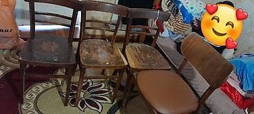 Qonaq otağı üçün, İşlənmiş, Qatlanmayan, Stul