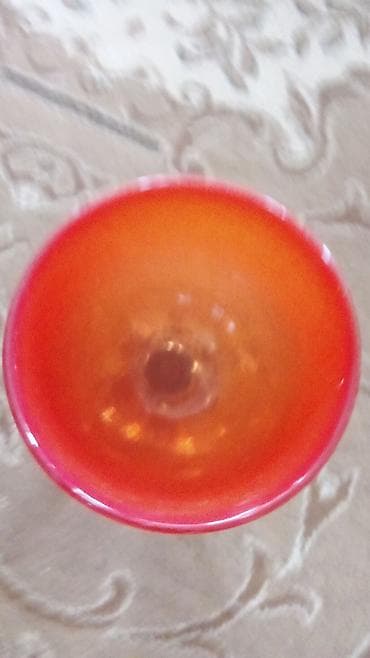 kasdum sekilleri: Qədəhlər, rəng - Narıncı, Şüşə, 1 əd — 2