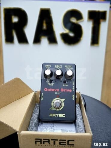 toy gitarası: Gitara effekt pedali "Artec" Oktaver drive Saz və gitaraya ekvalazer — 1