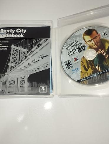 PS5 (Sony PlayStation 5): PS3 Original GTA IV + Liberty City Poster Original PS3 GTA IV diski — 3