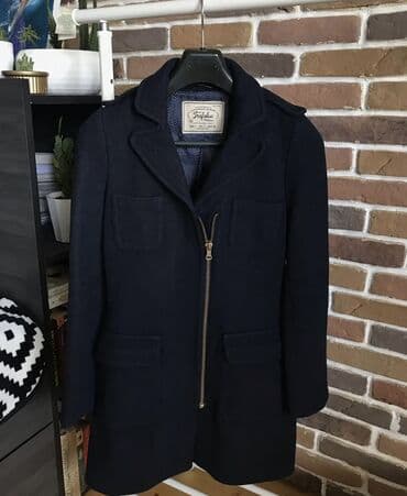 Kardiqanlar, jaketlər: Palto, Zara, S, rəng - Göy — 4