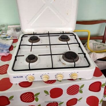 резиновая плитка: Плита Газовая, Отдельностоящая, 4 конфорки, Б/у — 5