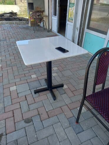 bar oturacaqi: Bar masası, Yeni, Açılmayan, Mərmər, Kvadrat masa — 3