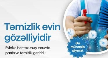 en yaxsi xalca yuma hansi: Təmizlik | Ofislər, Evlər, Kafe, mağazalar | Gündəlik təmizlik, Təmirdən sonra təmizlik, Pəncərələrin, fasadların yuyulması — 1