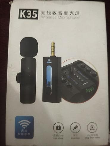mikrafon qabi: Беспроводная микрофонная система K35 Особенности: - Компактный — 2
