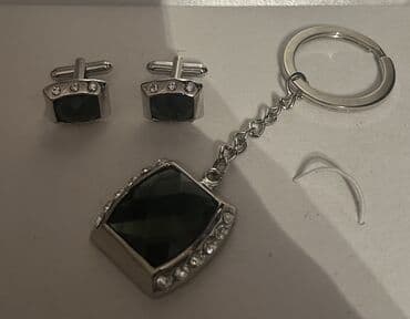 buji: Gümüş rəngli zəncir qolbaq - Material: metal ərintisi, parlaq gümüş — 7