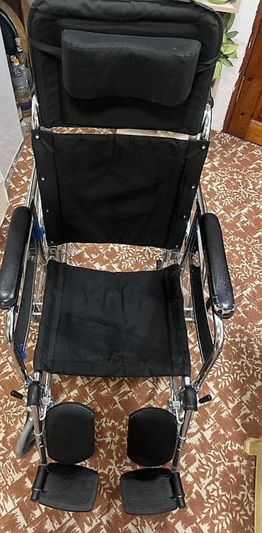 araba: Reklinasiya olunan əlil arabası – rahat başlıq və yastıqlı bel dayağı — 7