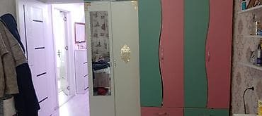 Yataq otağı mebel dəsti ayrayri dda satiram - 2 qapılı krem rəngli